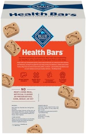 Blue Buffalo Health Bars Bacon Egg & Cheese Mini Dog Biscuits, 2 lb