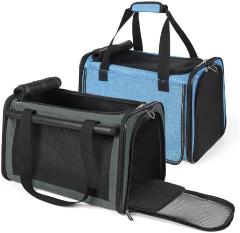 YUDODO 2 Packs 25 lbs Soft Sided Pet Carrier for Large Cat & Small Dog