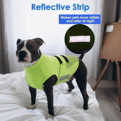 MIGOHI Dog Anxiety Relief Coat,S, LightGreen