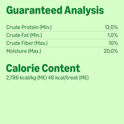 Amazon Basics Dental Dog Treats to Help Clean Teeth & Freshen Breath - Tiny (5-15 lbs), Unflavored (Previously Wag)