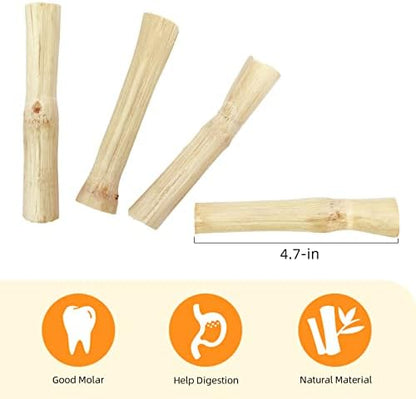 Niteangel Sweet Bamboo Chew Toys: Natural Herbal Flavor & No Additives