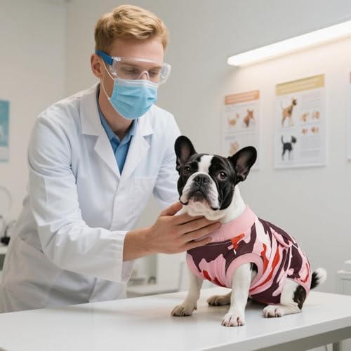 Kuoser Recovery Suit for Dogs Cats, Soft Dog Surgery Suit Female Male Spay
