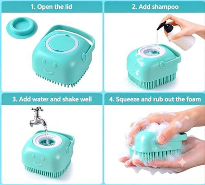 7Pcs Dog Grooming Kit, Pet Bath Supplies Deshedding Brush Dogs Cats