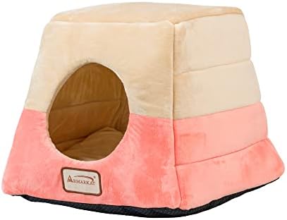 Armarkat Cat Bed, C07CCS/MH, Orange and Beige