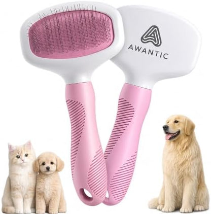 Slicker Brush for Grooming - Slicker Brush for Dogs and Cats can act as Deshedding Pet Tool for Healthy Coat Maintenance and Suitable for Short and Long Haired Dogs and Cats