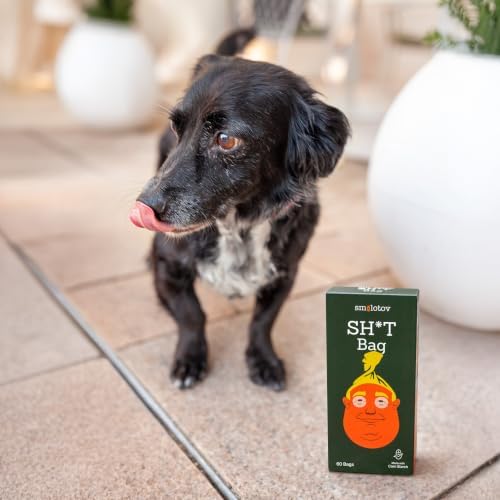 Dog Poop Bags - 60 Count Unscented Leakproof - Stable Genius