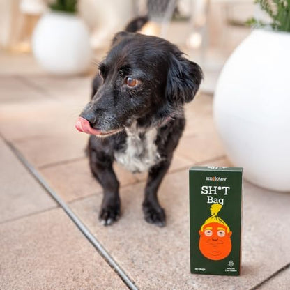 Dog Poop Bags - 60 Count Unscented Leakproof - Stable Genius