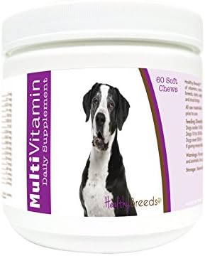 Healthy Breeds Great Dane Multi-Vitamin Soft Chews 60 Count