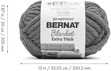 Bernat Blanket Extra Thick Chunky Yarn for Crocheting, Potpourri