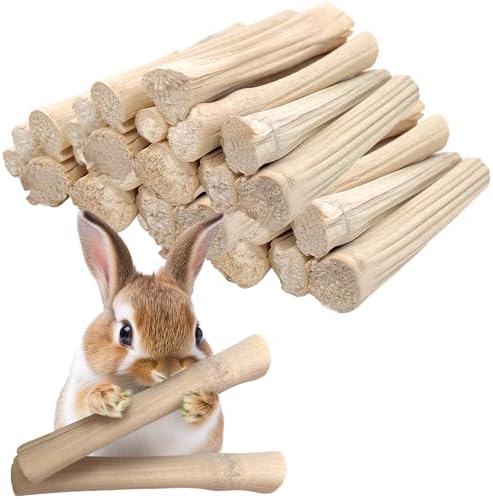 Sweet Bamboo 250g Natural Molar Wood Treats Toys for Small Animals, Rabbits, Guinea Pig, Bunny, Hamster, Rat, Chinchillas