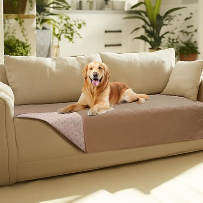Luciphia Waterproof Couch Cover for Dogs, Non-Slip Pet Sofa Protector