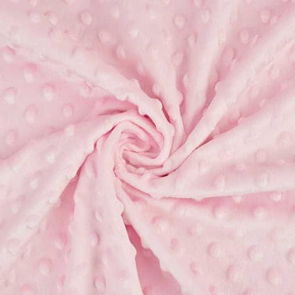 American Baby Company Heavenly Soft Chenille Security Blanket, 2-Layer Design with Minky Dot & Silky Satin, Pink, 14" x 14" for Boys and Girls (Pack of 2)