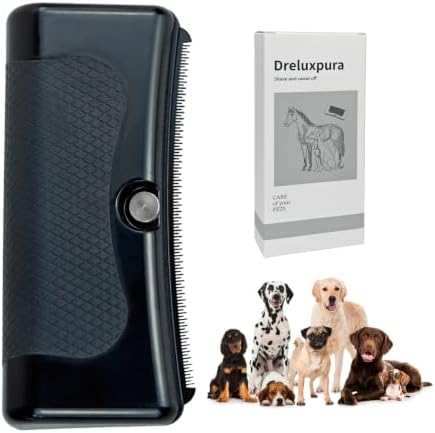 Pet Deshedding Brush for Dogs Cats Rabbits Horses, Gentle Shedding Tools