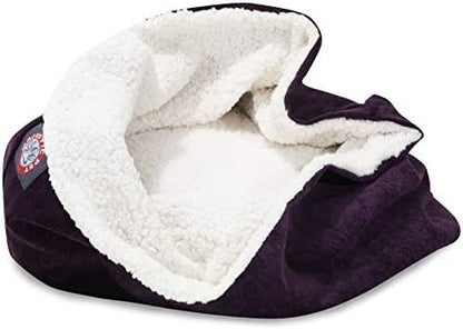 17 inch Villa Vintage Burrow Cat Bed, Gray
