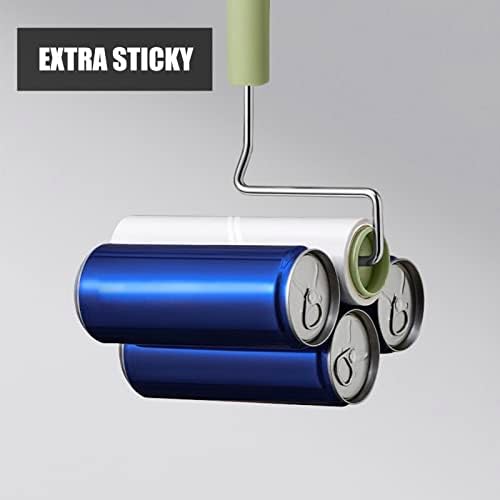 Extra Sticky Large Surface Lint Roller, 6.3''Wide Roller for Pet Hair