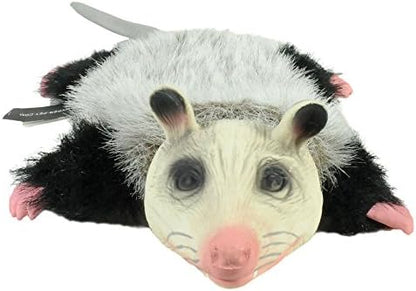 Hyper Pet Real Skinz Opossum Plush Dog Toy, Medium (Pack of 12)