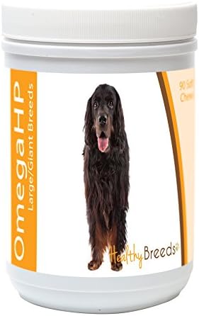 Healthy Breeds Gordon Setter Omega HP Fatty Acid Skin and Coat Support Soft Chews 90 Count