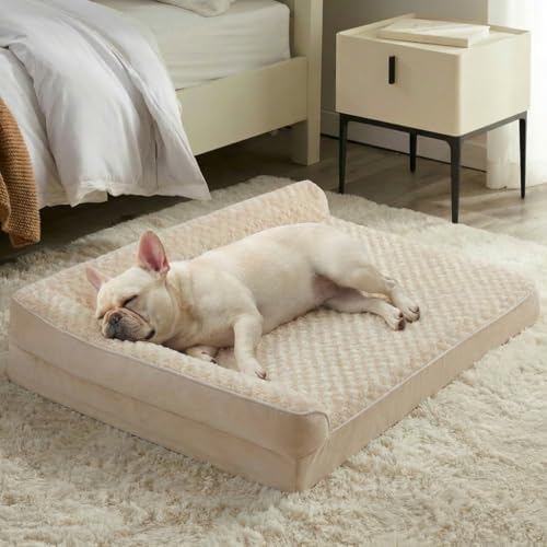 BFPETHOME Orthopedic Washable Dog Bed, Sleeping Couch for Large Senior Dogs