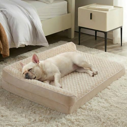 BFPETHOME Orthopedic Washable Dog Bed, Sleeping Couch for Large Senior Dogs
