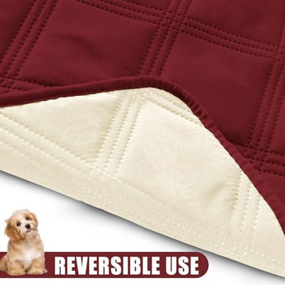 Smiry Waterproof Dog Bed Cover, Reversible Pet Blanket for Sofa Couch