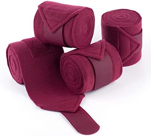 Horse Polo Wraps 3m Equestrian Leg Bandage Wrap Set of 4 Packs