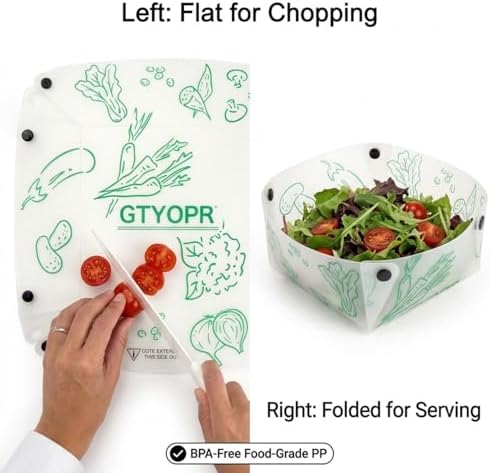 GTYOPR® Collapsible Camping Bowls 3-Pack - Foldable, Leakproof, Lightweight | BPA-Free Food-Grade PP for Hiking, Backpacking, Car Trips (Large)