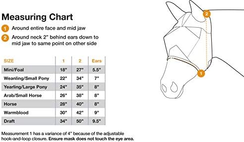 Cashel Crusader Fly Mask, Long Nose with Ears