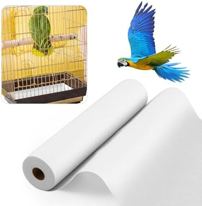 Drydiet Cage Liner for Birds, 100 ft x 18 Inch, Parakeet Cage Liners