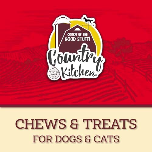Country Kitchen Rawhide Free Kabob Rings Dog Chews, Made with Real Chicken, Beef, Pork, and Duck, 5 Count (Pack of 2)