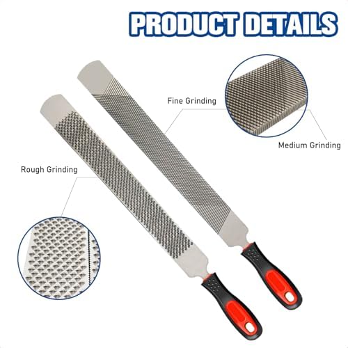 18 Inch Hoof Rasp, Horseshoe File, Farrier File Tool, Carbon Steel, Suitable for Horse, Cow, Goat, Animal Hooves