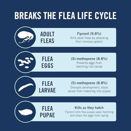 PetArmor Plus Flea and Tick Prevention for Dogs, X-Large Dog Flea and Tick Treatment, 6 Doses, Waterproof Topical, Fast Acting, For X-Large (89-132 lbs)