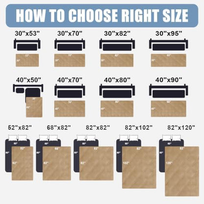 Smiry Waterproof Dog Bed Cover, Reversible Pet Blanket for Sofa Couch