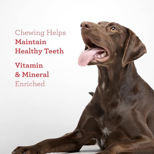 DreamBone Peanut Butter Twisties Rawhide-Free Dog Treats, 25 Count