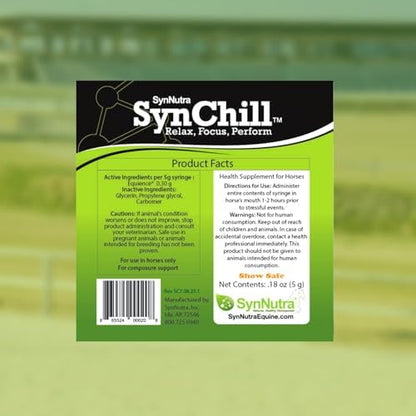 SynChill Horse Composure Support Gel, 25 Pack