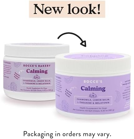 Bocce's Bakery Calming Supplement Chews, Banana & Honey Flavor (60 ct)