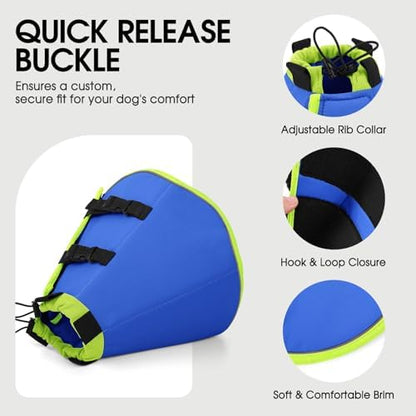 Dog Cones for Medium Dogs, Soft Cone for Dogs to Stop Licking