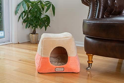 Armarkat Cat Bed, C07CCS/MH, Orange and Beige
