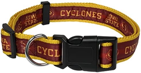 Pets First Collegiate Pet Accessories, Dog Collar, Iowa State Cyclones, Large