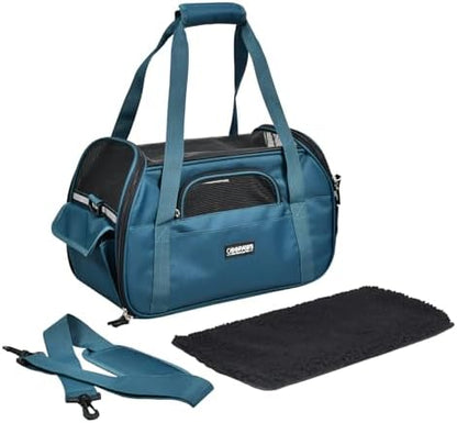 JESPET Soft-Sided Airline-Approved Dog & Cat Carrier Travel Bag