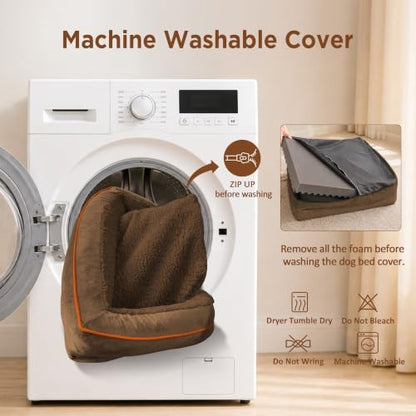 Comfort Expression Waterproof Orthopedic Dog Beds for Large Sized Dog