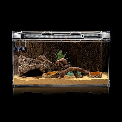 Reptile Hide Bearded Dragon Cave Hideouts Habitat Décor for Snake (Small)