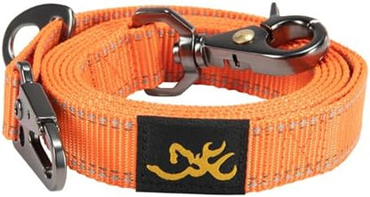 Browning Classic Dog Leash, Safety Orange, 6ft x 1in