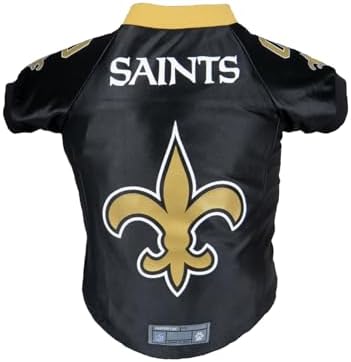 Littlearth NFL New Orleans Saints Premium Pet Jersey, Team Color, X-Small