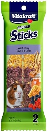 Vitakraft Crunch Sticks Guinea Pig Treats - 2 Sticks Per Pack