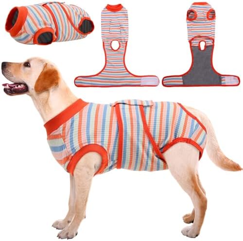Kuoser Recovery Suit for Dogs Cats, Soft Dog Surgery Suit Female Male Spay