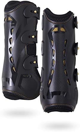 Kavallerie Classic Tendon Boots, Impact-Absorbing Material, Breathable & Evenly Distribute Pressure, Protect Tendon and Ligaments, Anti-Slip, Anti- Sore and Moisture Repellant Show Jumping Boots