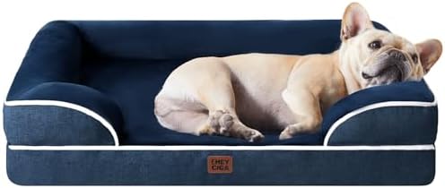 EHEYCIGA Orthopedic Dog Bed Medium Size Dog, Waterproof Washable Pet Beds