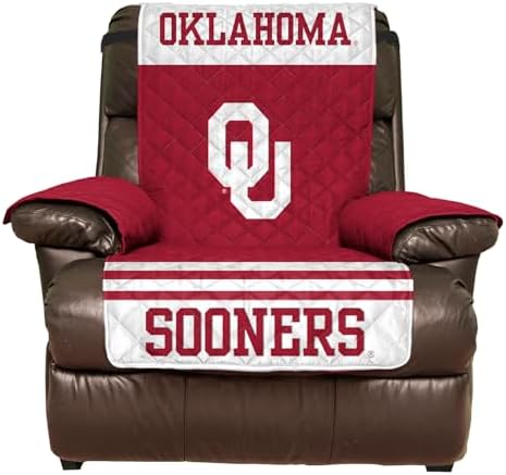 Pegasus Sports NCAA Microfiber Furniture Protector Cover with Elastic Straps