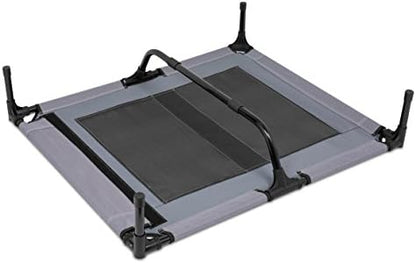Internet's Best Dog Cot | 36 x 30 | Elevated Dog Bed | Cool Breathable Mesh | Indoor or Outdoor Use | Medium | Grey