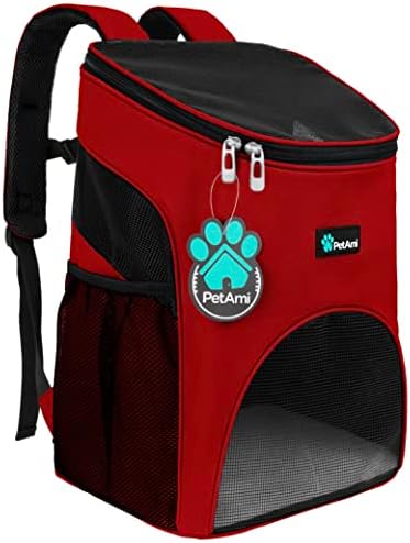 PetAmi Cat Backpack Carrier for Small Dogs and Large Cats, Airline Approved